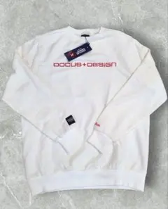 新品未使用!!Docus + Design ホワイト トレーナー XL