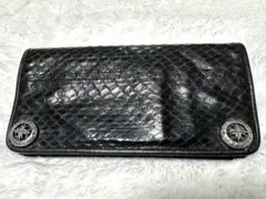 t*o様 DEAL DESIGN 二つ折り財布 パイソン ブラック t*o様 DEAL DESIGN 二つ折り財布 パイソン ブラック - メルカリ