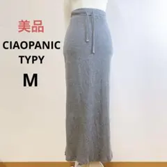 美品 CIAOPANIC TYPY リブニットスカート タイトスカート M