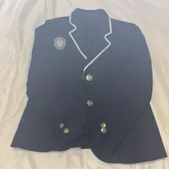 ネイビー ブレザー 上着 エンブレム付き