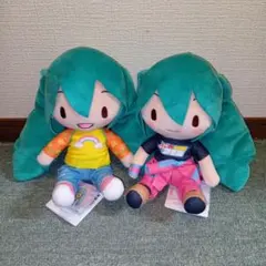 初音ミク × オシャレ魔女ラブandベリー ふわぷちMぬいぐるみ 2個セット