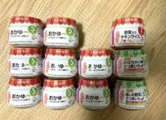 ベビーフード　キューピー　離乳食 瓶　おかゆ他3種