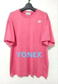 美品✨YONEX 後ろロゴ有り✨ピンク Tシャツ