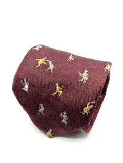 良品✨ ブルガリ ネクタイ シルク ボルドー 1874