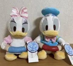 【レア】ディズニーストア ぬいぐるみ　ドナルドダック デイジーダック セット　夏