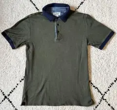 L.L.Bean オリーブグリーン ポロシャツ 綿100% Mサイズ相当