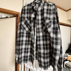 RODEO CROWNS ブラック系チェック 長袖シャツ M