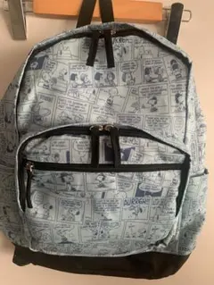 スヌーピー　リュック　15L　サックス