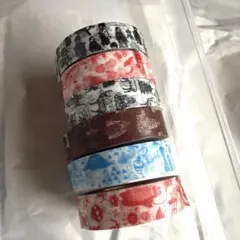 3COINS ご当地マスキングテープ 6巻セットのサムネイル