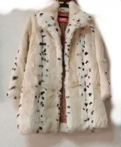 高級　上品　リアルファーコート　ハーフ丈　毛皮　アイボリー　ラクーン　9号 楽天市場】リアルファー コートの通販