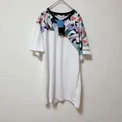 ルコックポルティフ【0】半袖Tシャツ/柄物 スポーツウェア Vネック ロゴ