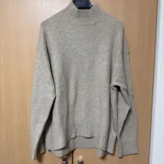 ユニクロ モックネック ニット
