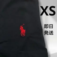 【新品】即日発送 Polo スリムフィット ブラック 赤刺繍 XS 正規品 一枚