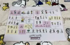 ラブラブスヌーピ展限定PEANUTS スヌーピー 相関図 クリアファイル ラブラブスヌーピ展限定PEANUTS スヌーピー 相関図 クリアファイル