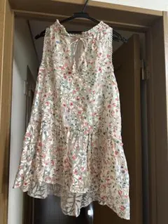 Kate spade 花柄ノースリーブチュニック　ブラウス