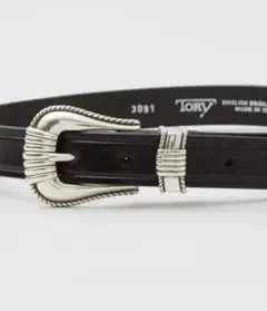TORY LEATHER WESTERN BELT 新品 USA製 本革 36 - メルカリ