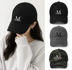 大人気✨️Musent ブラック ロゴ キャップ 韓国 ブランド