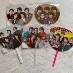 ★嵐 ミニうちわ 5点 新品未使用