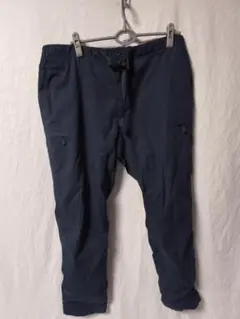 ユニクロ ウォームイージーパンツ 暖パン 裏起毛 ネイビー メンズ XL