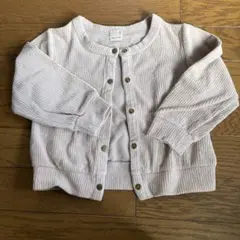 petit main ベージュ カーディガン　100㎝