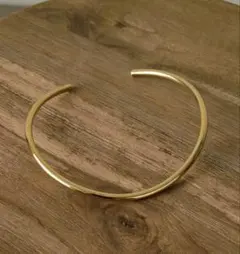 ランゲージドレスゴールド シンプル オープンデザイン ネックレスチョーカー