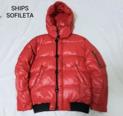 ダウンジャケット赤