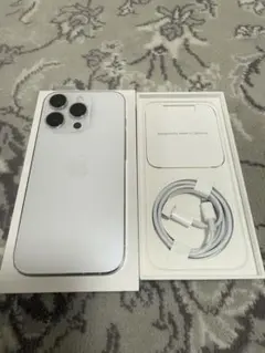 【極美品】iPhone 14 Pro シルバー 256GB 未使用付属品付