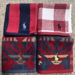 Ralph Lauren ハンカチセット レッド