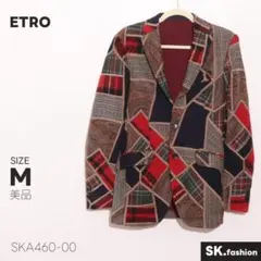 美品 ETRO アウター ジャケット テーラード 総柄 パッチワーク ウール混のサムネイル