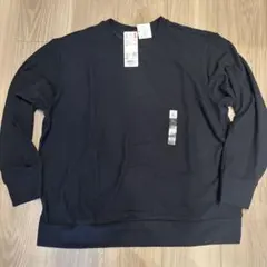 ソフトニットフリース　クルーネックT