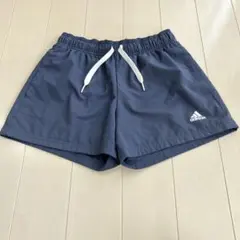 adidas ガールズショートパンツ 150 ネイビー