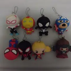 スパイダーマン ストラップ8個セット