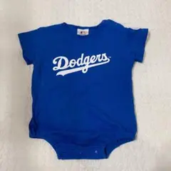 Dodgers ロゴ入り 青いロンパース