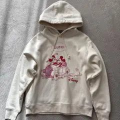 美品【コラボ】グッチ×Disney オールドミッキーパーカーL ベージュ