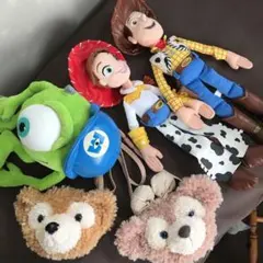 ディズニー　ディズニーシー　　ぬいぐるみセット売り　正規品