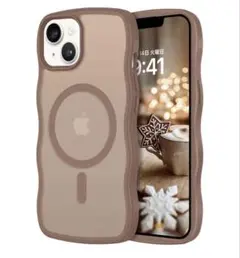 MagSafe対応 ブラウン iPhoneケース