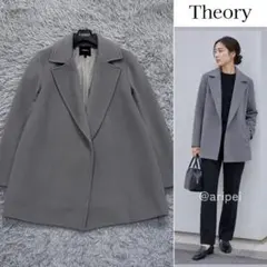 美品✨22AW セオリー 7万 TEDDY FLEECE ボアPコート キャメル - メルカリ