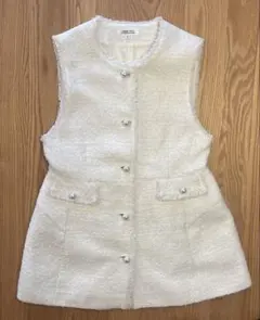 Arpege story ツイードペプラムジレ サイズ2