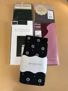 タイツ　5足セット　カラー　デザイン