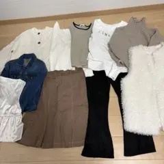 レディース 冬物10点 まとめ売り JEANASIS riendaなど