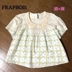 美品 フラボア FRAPBOIS ブラウス レース Mサイズのサムネイル