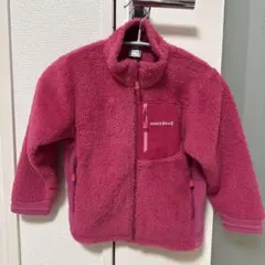 モンベル クリマエア ジャケット Kid's 110cm フリース ピンク