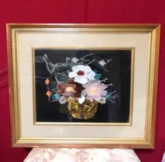 堆朱 天然石 工芸品 鏡 アンティーク - メルカリ