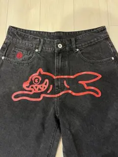 海外限定☆ICECREAM DOGプリント デニムジーンズ ショートパンツのサムネイル