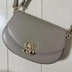 【極美品】RANDA 2WAYラウンドバッグ グレイッシュベージュ