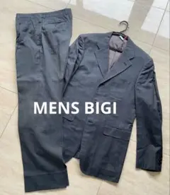 MENS BIGI麻混 ビジネススーツ セットアップのサムネイル