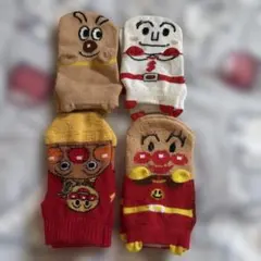 アンパンマン キッズ靴下 4足セット