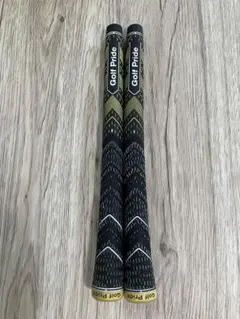 Golf Pride MCC Plus 4 2本 ブラック×ゴールド
