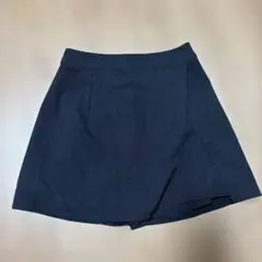 【値下げ】GRL インパン裏地付きラップ風ミニスカート Mサイズ ai86