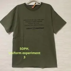 SOPH.Uniform experiment カーキ　Tシャツ